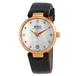 Baroncelli Automatic Diamond White Mother of Pearl Dial Ladies Watch M022.207.36.116.10