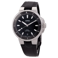 Aquis Date Automatic Black Dial Ladies Watch 01 733 7792 4154-07 4 19 64FC