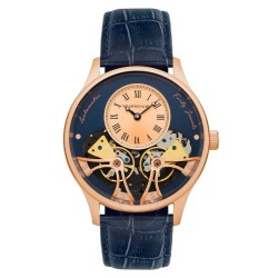 Scientists Faraday Double Barrel Rose Gold-tone Dial Men's Watch ES-8179-09