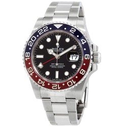 GMT-Master II "Pepsi" Automatic Black Dial Men's Watch 126710BKSO