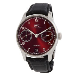 Portugieser Automatic Burgundy Dial Men's Watch IW500714