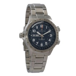 Khaki Aviation X-Wind Lefty Automatic Blue Dial Men's Watch H77765141