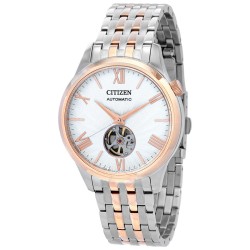 Automatic White Dial Two-Tone Men's Watch NH9136-88A