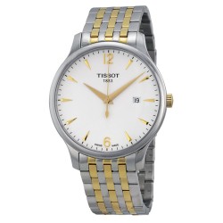 T-Classic Tradition White Dial Men's Watch T0636102203700