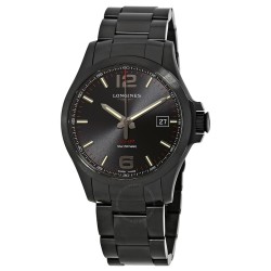 Conquest V.H.P. Black Dial Men's Watch L37262566