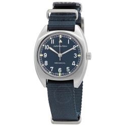 Khaki Aviation Pilot Pioneer Hand Wind Blue Dial Men's Watch H76419941