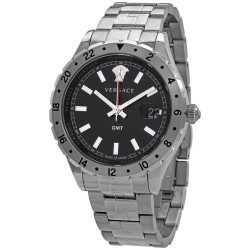 Hellenyium GMT Black Dial Men's Watch V1102 0015