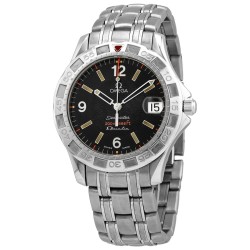 Pre-owned Omega Seamaster Quartz Black Dial Men's Watch 2516.5