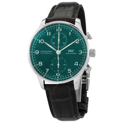 Portugieser Chronograph Automatic Green Dial Men's Watch IW371615