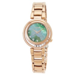 L Eco-Drive Diamond Green Mother of Pearl Dial Ladies Watch EM1113-82Y