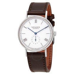 Ludwig 38 Hand Wind White Enamel Dial Men's Watch 237