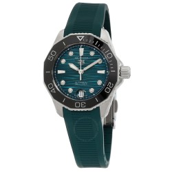 Aquaracer Professional 300 Date Automatic Diamond Blue Dial Ladies Watch WBP231G.FT6226