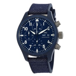Top Gun 41 Oceana Chronograph Automatic Blue Dial Men's Watch IW389404