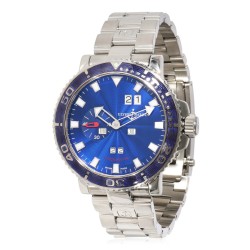 Pre-owned Ulysse Nardin Acqua Perpetual Automatic Blue Dial Men's Watch 333-77