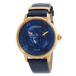 Medusa Alchemy Quartz Blue Dial Ladies Watch VE6F00223