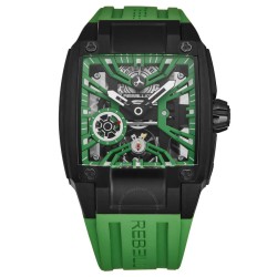 Re-Volt Hand Wind Green Dial Men's Watch RB.REV.3H.TB.GR