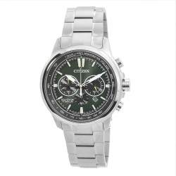 Super Titanium Chronograph Eco-Drive Green Dial Men's Watch CA4570-88X