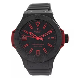 Pre-owned Hublot Big Bang Black Dial Men's Watch 322.CI.1130.GR.ABR10
