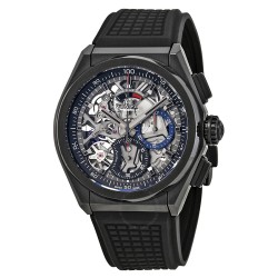 Defy El Primero 21 Skeleton Dial Automatic Men's Rubber Watch 49.9000.9004/78.R782