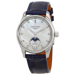 Master Collection Automatic Diamond White Mother of Pearl Dial Ladies Watch L24094870