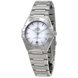 Pre-owned Omega Constellation Automatic Mother of Pearl Dial Ladies Watch 131.10.29.20.05.001