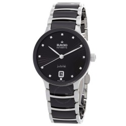 Centrix Diamonds Automatic Black Dial Ladies Watch R30031742