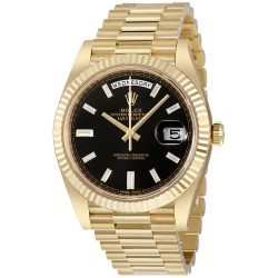 Oyster Perpetual 18K Yellow Gold Diamond Men's Automatic President Watch 228238BKDP