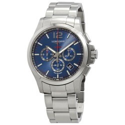 Conquest V.H.P. Perpetual Chronograph Quartz Blue Dial Men's Watch L37274966
