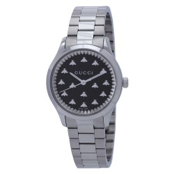 G-Timeless Quartz Black Dial Ladies Watch YA1265034