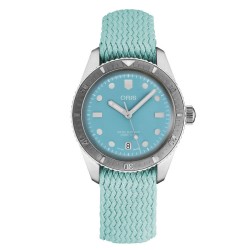 Divers Sixty-Five Automatic Blue Dial Ladies Watch 733 7771 4055-07 3 19 02S