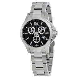 Conquest Chronograph Black Dial Unisex Watch L33794566