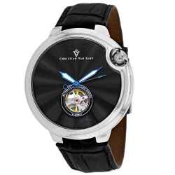 Cyclone Automatic Black Dial Men's Watch CV0146