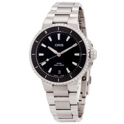 Aquis Date Automatic Black Dial Ladies Watch 01 733 7792 4154-07 8 19 05P