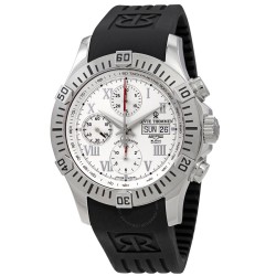 Pre-owned Revue Thommen Air Speed Chronograph Tachymeter Silver Dial Men's Watch 16071.6838