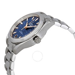 Pre-owned Omega Seamaster Aqua Terra Co-Axial Master Chronomter Automatic Blue Dial Ladies Watch 220.10.34.20.03.001
