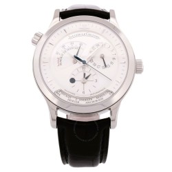 Pre-owned Jaeger LeCoultre Master Geographic Automatic Silver Dial Men's Watch 142.8.92
