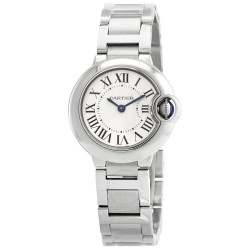 Ballon Bleu Quartz Silver Dial Ladies Watch WSBB0067