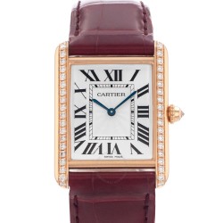 Pre-owned Cartier Tank Louis Silver Dial Ladies Watch WJTA0014