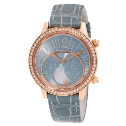 Rendez-Vous Moon Serenity Automatic Diamond Blue Dial Ladies Watch Q3522480