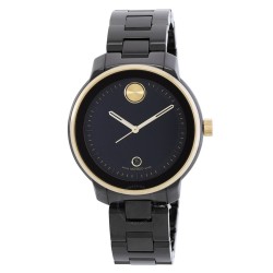 Bold Verso Quartz Black Dial Ladies Watch 3600936