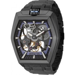 Akula Hand Wind Metallic Blue and Black Dial Men's Watch 44015