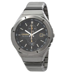 Super Titanium Armor Chronograph Black Dial Men's Watch CA7058-55E