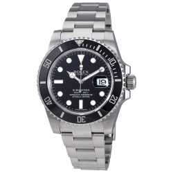 Pre-owned Rolex Submariner Automatic Chronometer Black Dial Men's Watch 116610LN