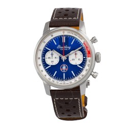 Top Time Shelby Cobra Chronograph Automatic Chronometer Blue Dial Men's Watch AB01763A1C1X1