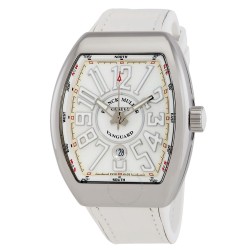 Vanguard Automatic White Dial Men's Watch 45SCWHTWHTWHT-1