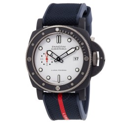 Submersible QuarantaQuattro Automatic White Dial Men's Watch PAM01543