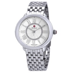Serein Quartz Diamond Silver Dial Ladies Watch MWW21B000147