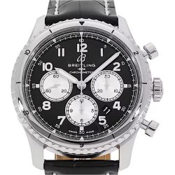 Navitimer 8 Chronograph Automatic Chronometer Black Dial Men's Watch AB01191A1B1P1