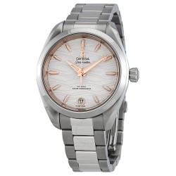 Pre-owned Omega Seamaster Aqua Terra Co-Axial Master Chronometer Automatic Ladies Watch 220.10.34.20.02.001