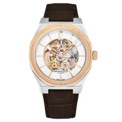 Open mind Automatic Silver Dial Men's Watch MAN-RO-05-BL